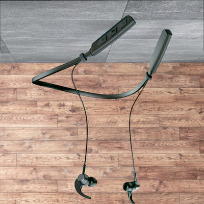 QPG STORE Rokerz 235 Pro Wireless Bluetooth Neckband(0.2788 Bluetooth(Black, In the Ear)