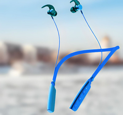 QPG STORE Rokerz 235 Pro Wireless Bluetooth Neckband(0B.316 Bluetooth(Blue, In the Ear)