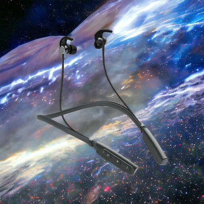QPG STORE Rokerz 235 Pro Wireless Bluetooth Neckband(0.1097 Bluetooth(Black, In the Ear)