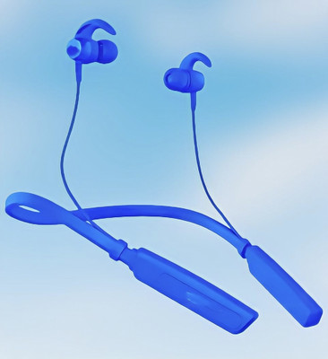 QPG STORE Rokerz 235 Pro Wireless Bluetooth Neckband(0B.458 Bluetooth(Blue, In the Ear)