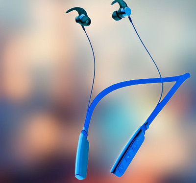 QPG STORE Rokerz 235 Pro Wireless Bluetooth Neckband(0B.232 Bluetooth(Blue, In the Ear)