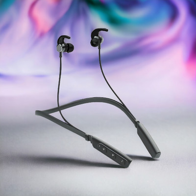 GPQ STORE Rokerz 235 Pro Wireless Bluetooth Neckband(0.806 Bluetooth(Black, In the Ear)