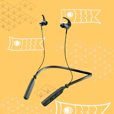 GPQ STORE Rokerz 235 Pro Wireless Bluetooth Neckband(0.2240 Bluetooth(Black, In the Ear)