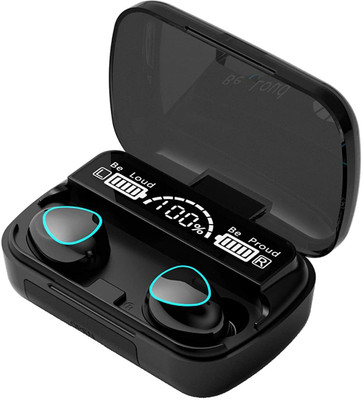 Seashot M 10 Smart Indicator Stylish Wireless Earbuds Portable Headset All Android Bluetooth(Black, In the Ear)