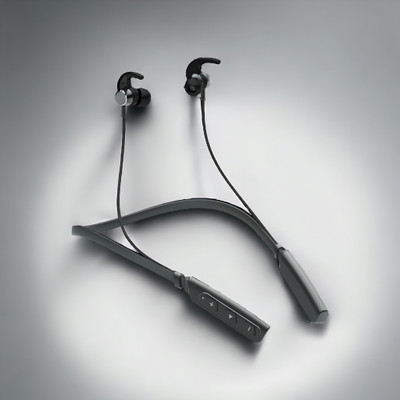 GPQ STORE Rokerz 235 Pro Wireless Bluetooth Neckband(0.750 Bluetooth(Black, In the Ear)