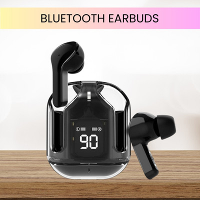 SACRO Max UltraPods (Earbuds) Transparent Charging Case With LED Digital DisplayD340 Bluetooth(Multicolor, True Wireless)
