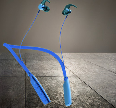 QPG STORE Rokerz 235 Pro Wireless Bluetooth Neckband(0B.264 Bluetooth(Blue, In the Ear)