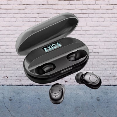 SACRO E83_T2 Wireless Earbuds with Bluetooth 5.0 & Digital Display Bluetooth(Black, In the Ear)