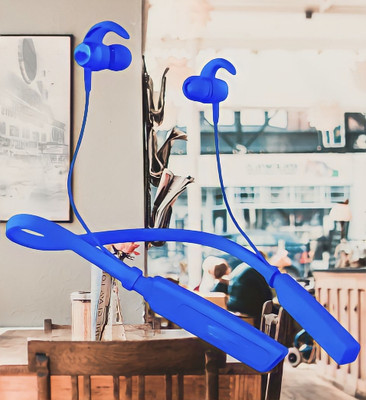 QPG STORE Rokerz 235 Pro Wireless Bluetooth Neckband(0B.394 Bluetooth(Blue, In the Ear)