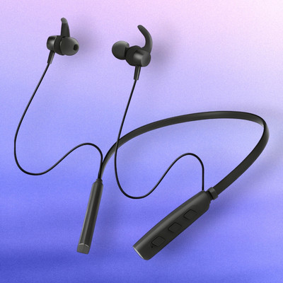 GPQ STORE Rokerz 235 Pro Wireless Bluetooth Neckband(0.4187 Bluetooth(Black, In the Ear)