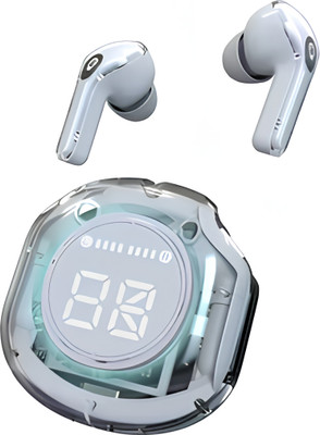 YAROH UltraPods Pro TWS Transparent Bluetooth Earbuds with Noise-Canceling 9 Bluetooth(Multicolor, In the Ear)
