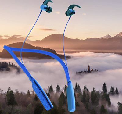 GPQ STORE Rokerz 235 Pro Wireless Bluetooth Neckband(0B.815 Bluetooth(Blue, In the Ear)
