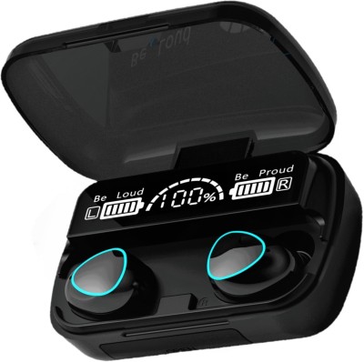 Digiwins Earbuds M10 Upto 48 Hours Playback with Power-Bank Technology & Beast Mode Bluetooth(Black, True Wireless)