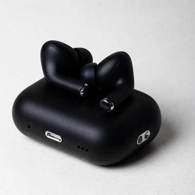 Airpod Pro AX7, Earbuds With Touch Sensor, Waterproof, ANC, Bluetooth V5.1 Bluetooth Headset(Black, True Wireless)
