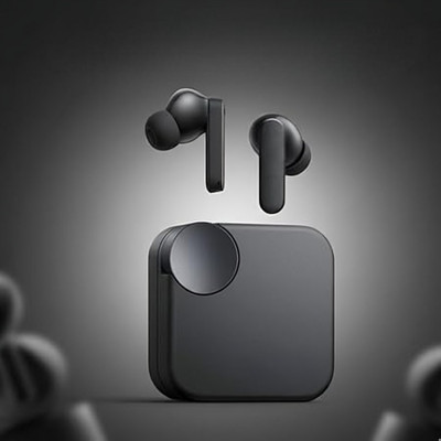Pikpree DYE VRGIN Earbuds 8D Stereo Audio, AI SOUND, 48Hrs Playtime Bluetooth Gaming Headset(GREY, True Wireless)