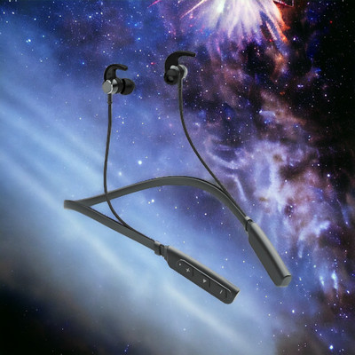 GPQ STORE Rokerz 235 Pro Wireless Bluetooth Neckband(0.1047 Bluetooth(Black, In the Ear)