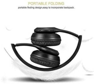 FRONY AI29_SH-12 Wireless Headphone Headset with FM and SD Card Slot Bluetooth Bluetooth Headset(Multicolor, True Wireless)