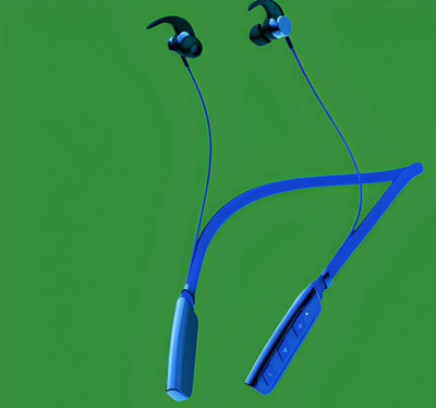 QPG STORE Rokerz 235 Pro Wireless Bluetooth Neckband(0B.187 Bluetooth(Blue, In the Ear)