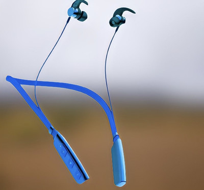 QPG STORE Rokerz 235 Pro Wireless Bluetooth Neckband(0B.266 Bluetooth(Blue, In the Ear)