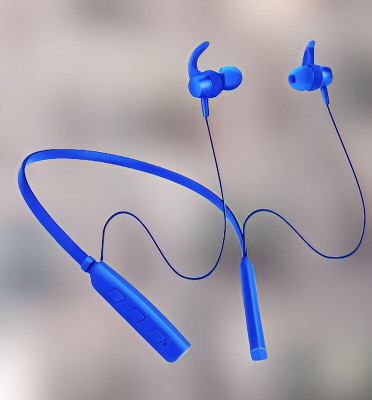 GPQ STORE Rokerz 235 Pro Wireless Bluetooth Neckband(0B.81 Bluetooth(Blue, In the Ear)