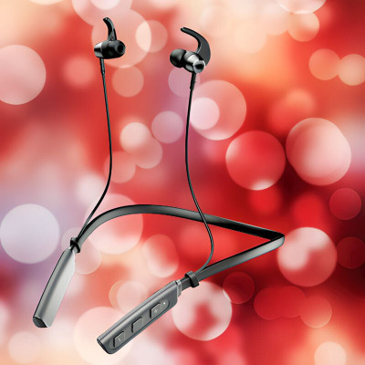 GPQ STORE Rokerz 235 Pro Wireless Bluetooth Neckband(0.422 Bluetooth(Black, In the Ear)