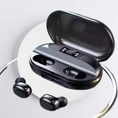 GUGGU T2_Bluetooth Truly Wireless in Ear Earbuds with Mic in-Built Gaming Mode494 Bluetooth(Black, In the Ear)