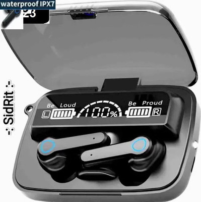 VMV FUZON M19 Bluetooth Wireless Earbuds Upto 48H with Power Bank ASAP Charge V48 Bluetooth(Black, True Wireless)