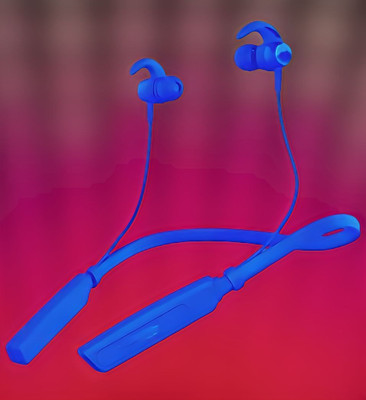 GPQ STORE Rokerz 235 Pro Wireless Bluetooth Neckband(0B.508 Bluetooth(Blue, In the Ear)