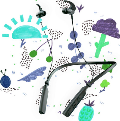 GPQ STORE Rokerz 235 Pro Wireless Bluetooth Neckband(0.2436 Bluetooth(Black, In the Ear)