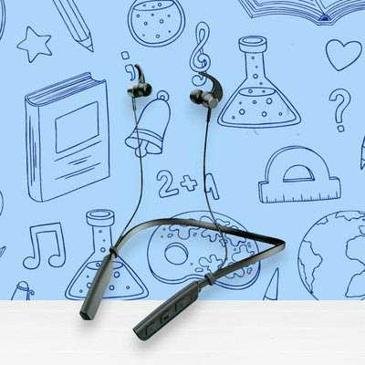 GPQ STORE Rokerz 235 Pro Wireless Bluetooth Neckband(0.2518 Bluetooth(Black, In the Ear)