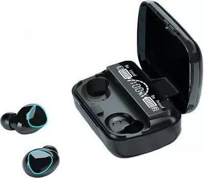 roxfire M10 TWS Wireless Earphones Touch Control Dual LED Charge Display Bluetooth. Bluetooth(Black, True Wireless)