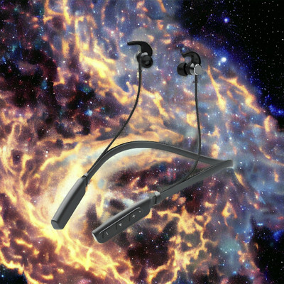 GPQ STORE Rokerz 235 Pro Wireless Bluetooth Neckband(0.1692 Bluetooth(Black, In the Ear)