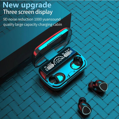 ROAR AO_490A_M10 WIRELESS EARBUDS WITH SMART TOUCH BLUETOOTH GAMING HEADSET Bluetooth(Black, True Wireless)