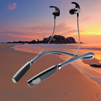 GPQ STORE Rokerz 235 Pro Wireless Bluetooth Neckband(0.286 Bluetooth(Black, In the Ear)