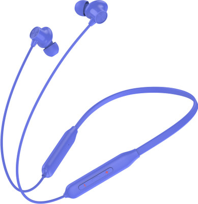 Aroma NB120 Amaze Upto 50 Hours* Playtime, Fast Charging, Dual Pairing Neckband Bluetooth(Beam Blue, In the Ear)