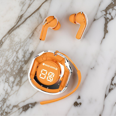 YAROH UltraPods Pro TWS Transparent Bluetooth Earbuds with Noise-Canceling 122 Bluetooth(Multicolor, In the Ear)