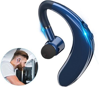 RECTITUDE Newest S109 Adjustable Comfortable Wearing Bluetooth(Blue, In the Ear)