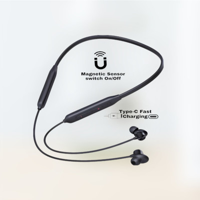 GDS High-Fidelity Wireless Neckband - Long-Lasting Battery & Deep Sound_JF Bluetooth & Wired(Black, In the Ear)