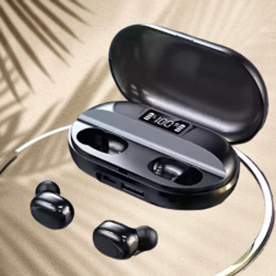 GUGGU T2_Bluetooth Truly Wireless in Ear Earbuds with Mic in-Built Gaming Mode492 Bluetooth(Black, In the Ear)