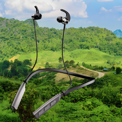 GPQ STORE Rokerz 235 Pro Wireless Bluetooth Neckband(0.424 Bluetooth(Black, In the Ear)
