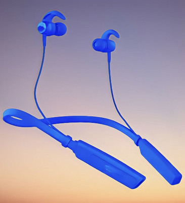 QPG STORE Rokerz 235 Pro Wireless Bluetooth Neckband(0B.433 Bluetooth(Blue, In the Ear)