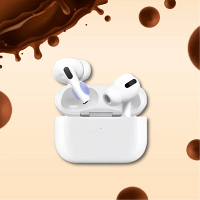 JQVA Earbuds Air Smart Touch Bass & Noise Block Bluetooth(White, In the Ear)