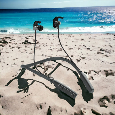 GPQ STORE Rokerz 235 Pro Wireless Bluetooth Neckband(0.759 Bluetooth(Black, In the Ear)
