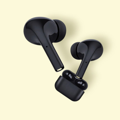 AIZINA Wireless Earbuds Enhanced with Crystal Clear Sound Technology_QZ Bluetooth(Black, True Wireless)