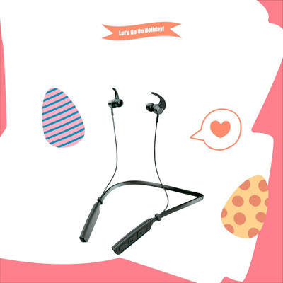 GPQ STORE Rokerz 235 Pro Wireless Bluetooth Neckband(0.1947 Bluetooth(Black, In the Ear)