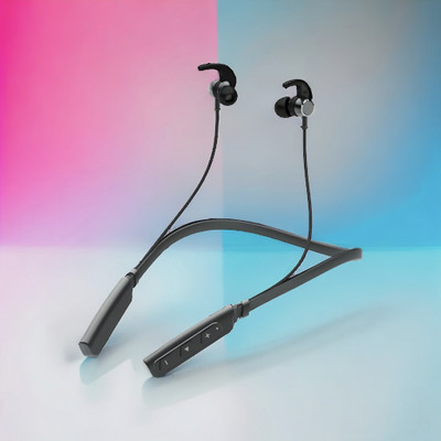 QPG STORE Rokerz 235 Pro Wireless Bluetooth Neckband(0.9 Bluetooth(Black, In the Ear)