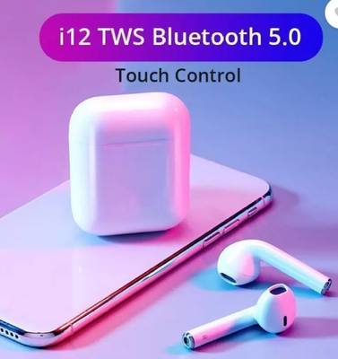 I12 Audio EarBass Epods TWS Earbuds with 40H Playtime Bluetooth Headset