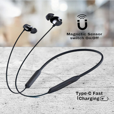 GDS High-Fidelity Wireless Neckband - Long-Lasting Battery & Deep Sound_YG Bluetooth & Wired(Black, In the Ear)