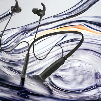 GPQ STORE 235 Pro Wireless Bluetooth Neckband(0.4497 Bluetooth(Black, In the Ear)