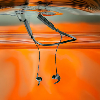 GPQ STORE Rokerz 235 Pro Wireless Bluetooth Neckband(0.2875 Bluetooth(Black, In the Ear)